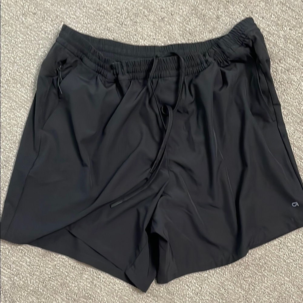 GAP Fit Black XXL Active Athletic Gym Running Shorts Mens Poly Spandex
